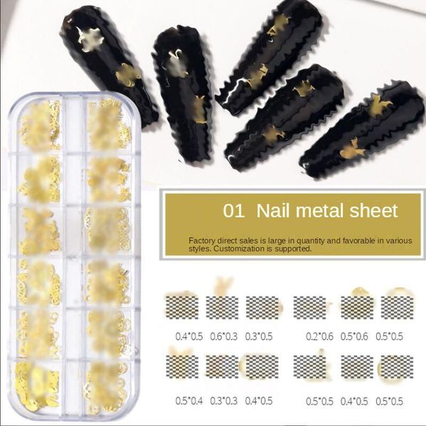 nail art japanese super thin long bar box golden big logo jewelry sticker electroplating k gold piece12 grid/set decorations, Silver;gold
nail art japanese super thin long bar box golden big logo jewelry sticker electroplating k gold piece12 grid/set decorations, Silver;gold