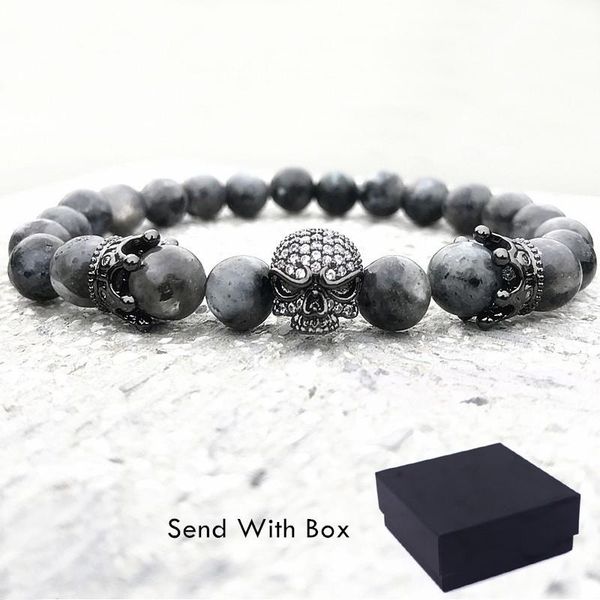 men cz skull charm bracelets india labradorite 8mm natural stone light beads bracelet for handmade beaded, strands, Black
men cz skull charm bracelets india labradorite 8mm natural stone light beads bracelet for handmade beaded, strands, Black