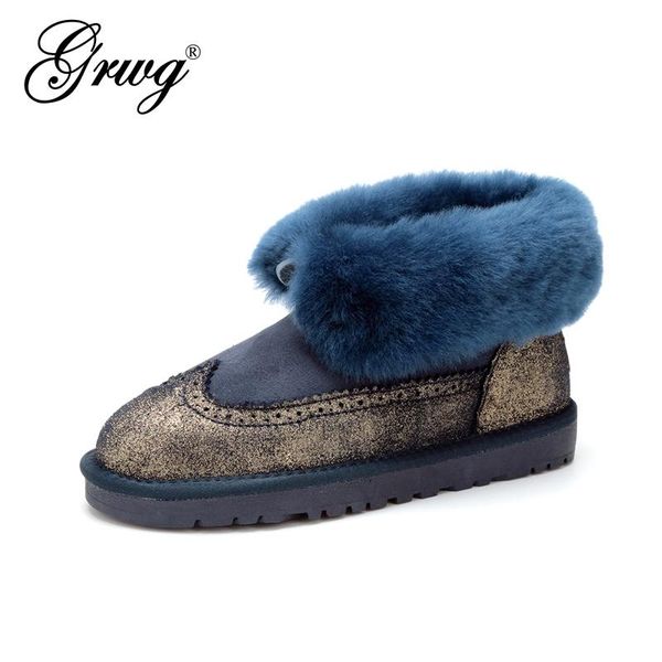 fashion 100% genuine cowhide leather snow boots natural fur waterpoof mujer botas winter warm women ankle shoes, Black
fashion 100% genuine cowhide leather snow boots natural fur waterpoof mujer botas winter warm women ankle shoes, Black