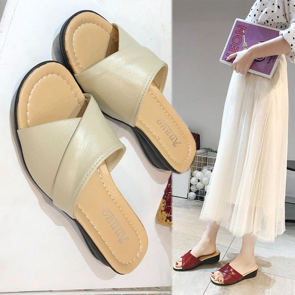 slippers vintage for women open toe summer indoor slides solid color pu leather roman outside slipper zapatos de, Black
slippers vintage for women open toe summer indoor slides solid color pu leather roman outside slipper zapatos de, Black