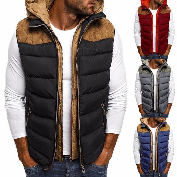 fashion winter coat vest men warm sleeveless jacket casual waistcoat cotton hooded down men1, Black;white
fashion winter coat vest men warm sleeveless jacket casual waistcoat cotton hooded down men1, Black;white