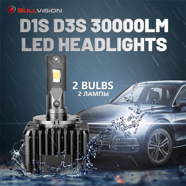 car headlights bullvision d1s d3s led headlight 30000lm double-sided csp chips spotlight anti error 6000k high power headlamp ballasts 2pcs
car headlights bullvision d1s d3s led headlight 30000lm double-sided csp chips spotlight anti error 6000k high power headlamp ballasts 2pcs