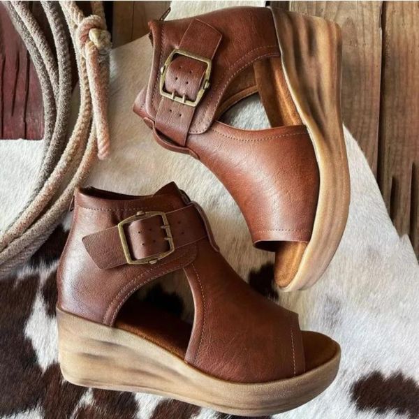 sandals 2021 summer women's high-pu leather buckle roman shoes platform wedge open toe fashion all-match 6kf252, Black
sandals 2021 summer women's high-pu leather buckle roman shoes platform wedge open toe fashion all-match 6kf252, Black