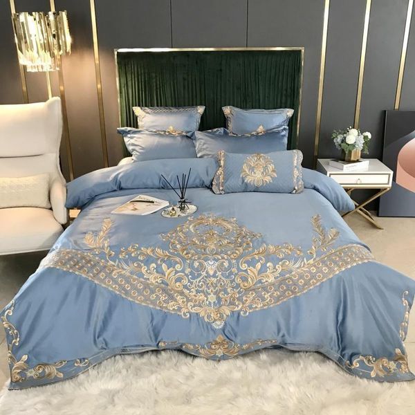 golden chic embroidery white duvet cover set satin like silk and cotton bedding with bed sheet 2pillowcases king 4pcs sets
golden chic embroidery white duvet cover set satin like silk and cotton bedding with bed sheet 2pillowcases king 4pcs sets