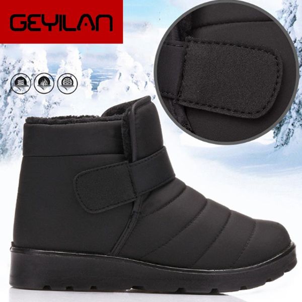 boots men waterproof non-slip male ankle snow shoes warm fur plush hook loop winter size 35-46, Black
boots men waterproof non-slip male ankle snow shoes warm fur plush hook loop winter size 35-46, Black
