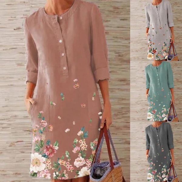 casual dresses side pockets women a-line loose party dress sundress midi, Black;gray
casual dresses side pockets women a-line loose party dress sundress midi, Black;gray