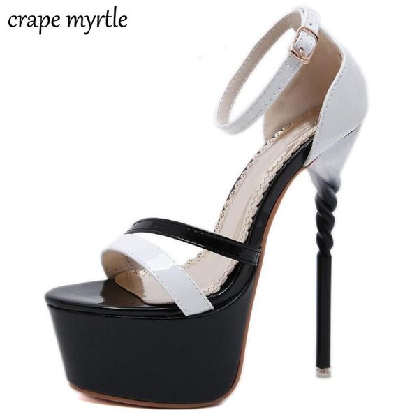 woman shoes for summer high heel sandals ladies 17cm silver party platform heels size 35-43 yma765, Black
woman shoes for summer high heel sandals ladies 17cm silver party platform heels size 35-43 yma765, Black