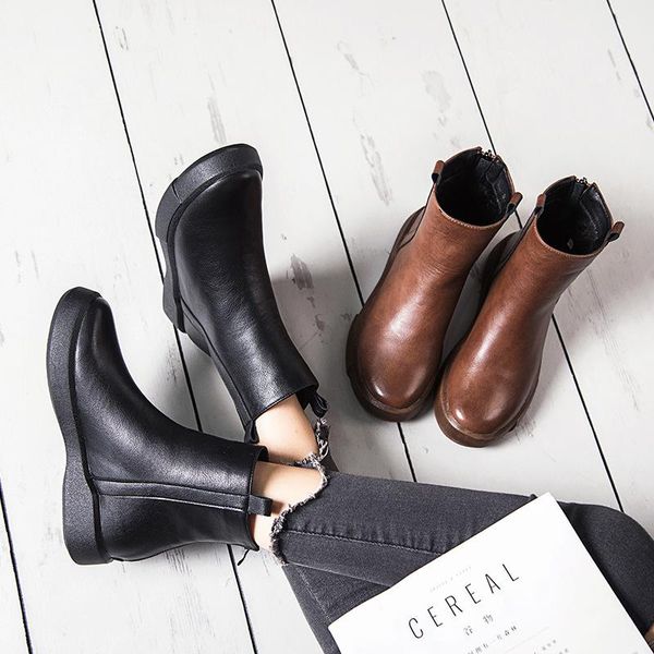 boots autumn winter women thickening warm fashion classic zip platform leather soft comfortable womem shoes, Black
boots autumn winter women thickening warm fashion classic zip platform leather soft comfortable womem shoes, Black