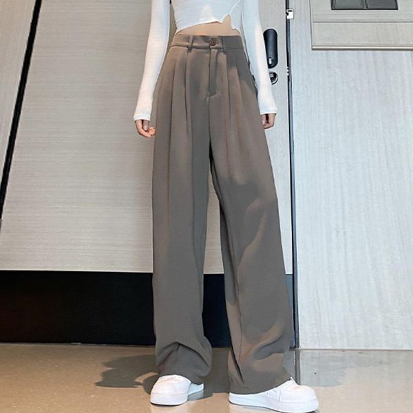 women's pants & capris women high waist floor-length suits autumn winter white loose wide leg female office ladies straight long trouse, Black;white
women's pants & capris women high waist floor-length suits autumn winter white loose wide leg female office ladies straight long trouse, Black;white