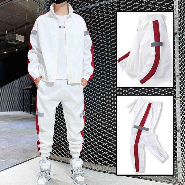 tracksuits men sportswear spring autumn set mens tracksuit patchwork hip hop sweatshirt+pants male casual jacket streetwear track, Gray
tracksuits men sportswear spring autumn set mens tracksuit patchwork hip hop sweatshirt+pants male casual jacket streetwear track, Gray