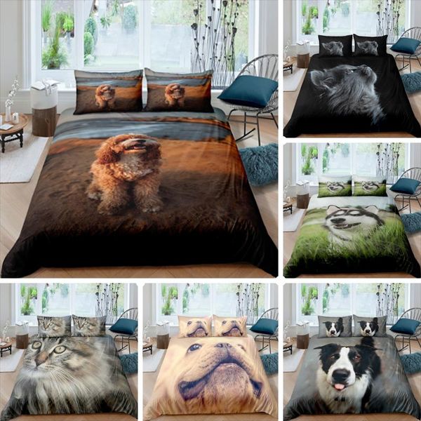 cute dog bedding set for kids girls king size cat luxury duvet cover 2/3pcs 140x210 quilt covers pillowcases home textiles sets
cute dog bedding set for kids girls king size cat luxury duvet cover 2/3pcs 140x210 quilt covers pillowcases home textiles sets