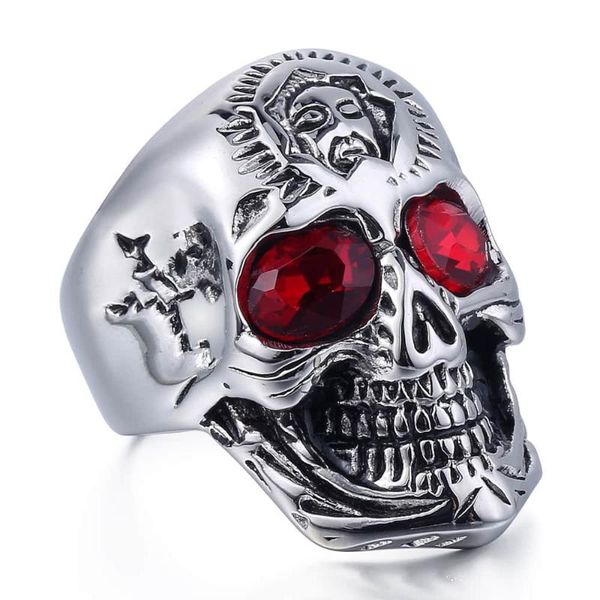 men's punk gothic rock black silver color 316l stainless steel skull ring 28 style retro male halloween jewelry dhr13 cluster rings, Golden;silver 
men's punk gothic rock black silver color 316l stainless steel skull ring 28 style retro male halloween jewelry dhr13 cluster rings, Golden;silver
