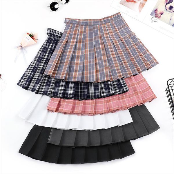 summer high waist pleated mini womens skirt pink satin fashion slim casual tennis skirts school vacation, Black 
summer high waist pleated mini womens skirt pink satin fashion slim casual tennis skirts school vacation, Black