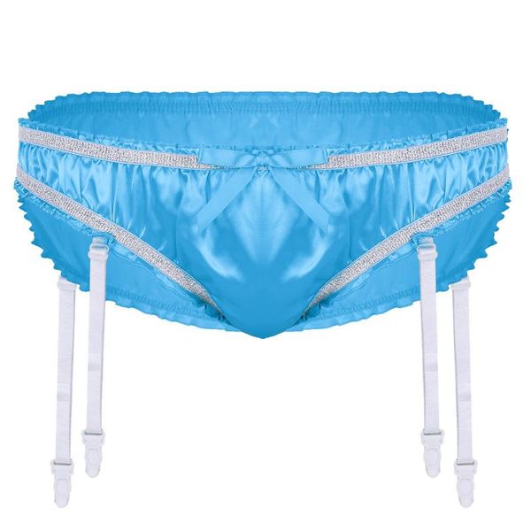 men's swimwear mens wetlook lingerie sissy briefs panties shiny stretchy satin ruffled lined triangle underpants underwear with plastic
men's swimwear mens wetlook lingerie sissy briefs panties shiny stretchy satin ruffled lined triangle underpants underwear with plastic