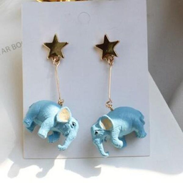 dangle & chandelier funny cute ethnic thailand blue elephant pendant star stud earrings for women girls wedding party fashion jewelry, Silver
dangle & chandelier funny cute ethnic thailand blue elephant pendant star stud earrings for women girls wedding party fashion jewelry, Silver