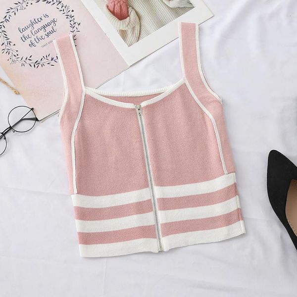 women's tanks & camis women striped spaghetti crop vest tank cotton knitting female 2021 summer for, White
women's tanks & camis women striped spaghetti crop vest tank cotton knitting female 2021 summer for, White