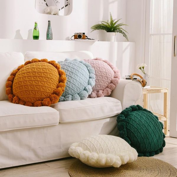 pillow hand knit round throw pillows nordic creative decorative cute sunflower shape floor cushion sofa bed decorations for home
pillow hand knit round throw pillows nordic creative decorative cute sunflower shape floor cushion sofa bed decorations for home