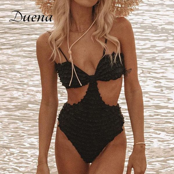 women's swimwear duena one piece bikini black 2021 swimsuit beach wear bathing cut out backless strap women bikinis, White;black
women's swimwear duena one piece bikini black 2021 swimsuit beach wear bathing cut out backless strap women bikinis, White;black