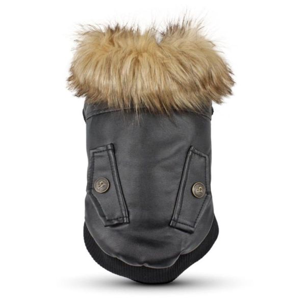 dog apparel coat fur collar pu leather clothes winter warm pet jackets small medium windproof
dog apparel coat fur collar pu leather clothes winter warm pet jackets small medium windproof