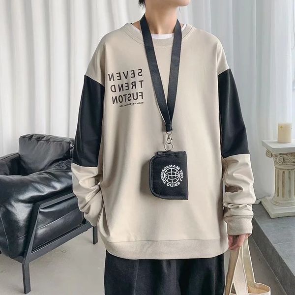 mens sweater men's sweater autumn casual slim fit korean youth student color round neck ins trend long sleeve t-shirt, Black
mens sweater men's sweater autumn casual slim fit korean youth student color round neck ins trend long sleeve t-shirt, Black