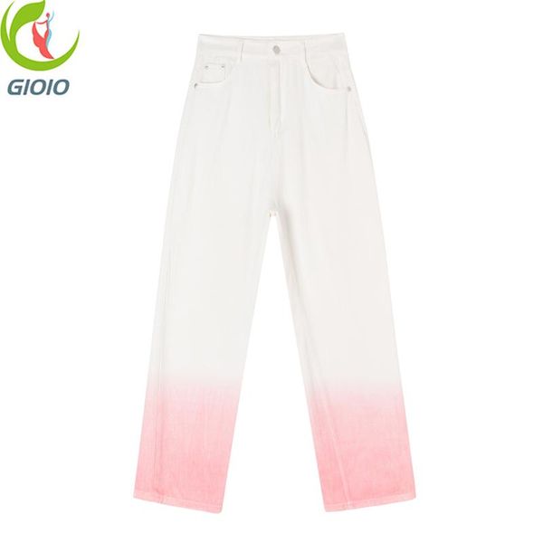 women's jeans gradient color autumn ins high street pink tie dye wide leg pants waisted show thin straight women, Blue
women's jeans gradient color autumn ins high street pink tie dye wide leg pants waisted show thin straight women, Blue