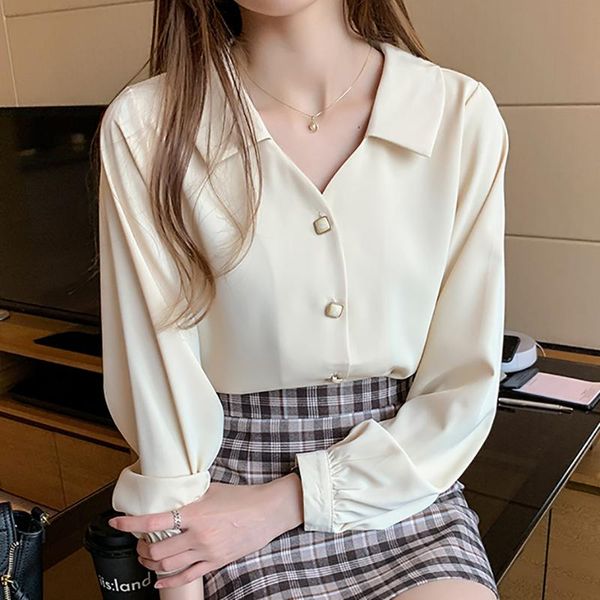 shintimes white office lady chiffon blouse long sleeve shirt women clothes 2021 apricot fashion fall womens chemisier femme women's bl
shintimes white office lady chiffon blouse long sleeve shirt women clothes 2021 apricot fashion fall womens chemisier femme women's bl