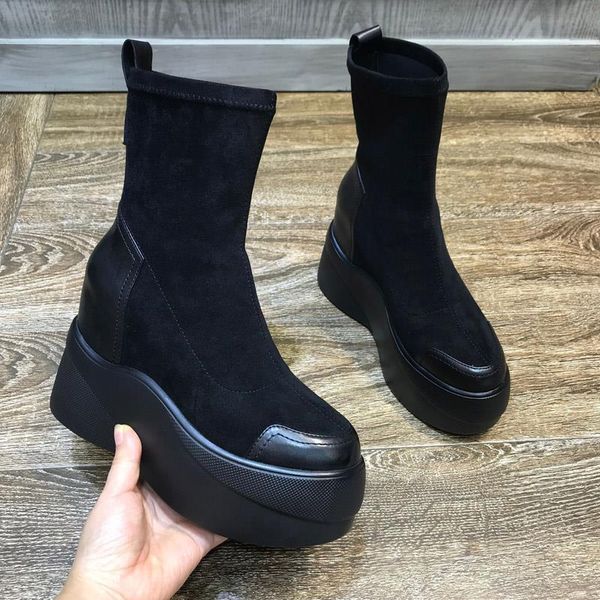 boots 2021 winter snow women retro sponge thick-soled women's plus velvet locomotive short platform shoes, Black
boots 2021 winter snow women retro sponge thick-soled women's plus velvet locomotive short platform shoes, Black