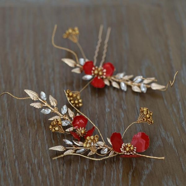 hair clips & barrettes red flower pins hairbands crystal rhinestones hairpins headpieces brides headdress wedding accessories bridal jewelry, Golden;silver
hair clips & barrettes red flower pins hairbands crystal rhinestones hairpins headpieces brides headdress wedding accessories bridal jewelry, Golden;silver