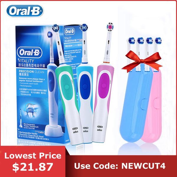 original oral b electric toothbrush 2 minutes timer rotation cleaning teeth brush inductive charging waterproof cleaner smart
original oral b electric toothbrush 2 minutes timer rotation cleaning teeth brush inductive charging waterproof cleaner smart
