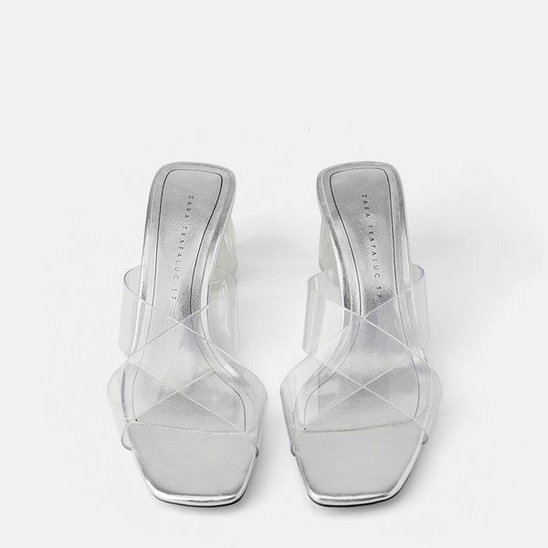 summer block heel women transparent lady's slide sandals cross-tied shoes slippers, Black
summer block heel women transparent lady's slide sandals cross-tied shoes slippers, Black