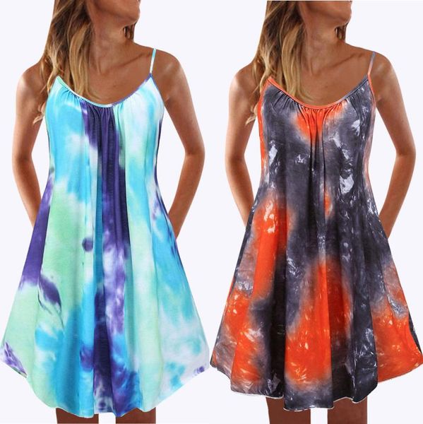 casual dresses 2021 women summer dress fashion and multicolor tie-dye print beach dot vestidos de fiesta sundress robe, Black;gray
casual dresses 2021 women summer dress fashion and multicolor tie-dye print beach dot vestidos de fiesta sundress robe, Black;gray