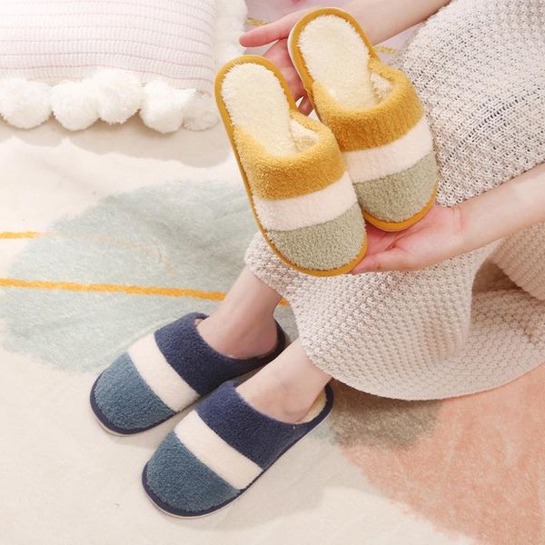 slippers women indoor plush soft fashion men's non-slip cotton home keep warm confinement casuales, Black
slippers women indoor plush soft fashion men's non-slip cotton home keep warm confinement casuales, Black