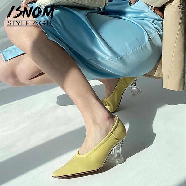 dress shoes isnom clear heels women pumps pointed toe crystal court ladies strange high woman elastic closure slip on 20211, Black
dress shoes isnom clear heels women pumps pointed toe crystal court ladies strange high woman elastic closure slip on 20211, Black