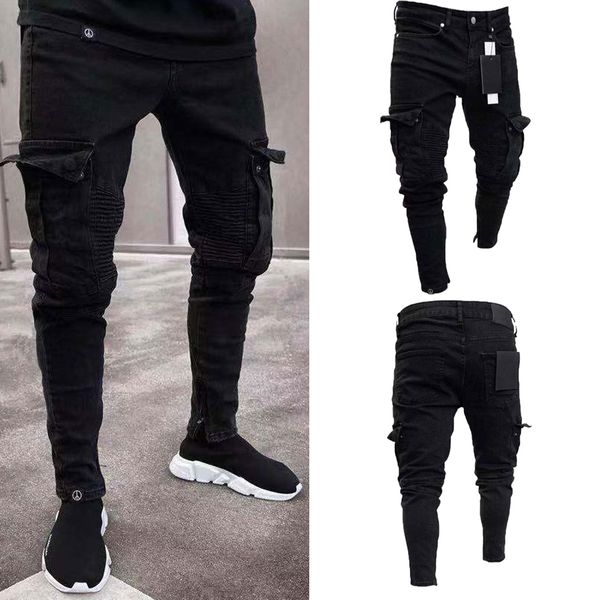 fashion black jean men denim skinny biker jeans destroyed frayed slim fit pocket cargo pencil pants plus size s-3xl kg-103, Blue
fashion black jean men denim skinny biker jeans destroyed frayed slim fit pocket cargo pencil pants plus size s-3xl kg-103, Blue