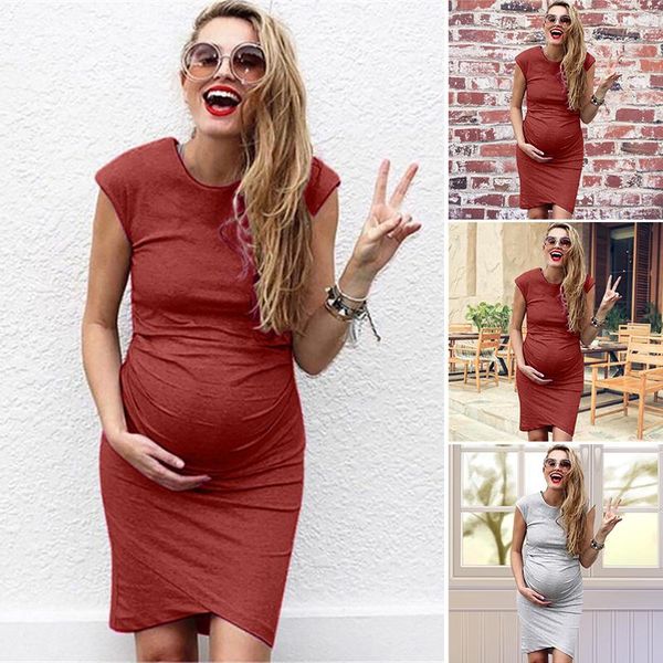 casual dresses pregnant women dress solid color sleeveless crew neck breathable mid-length summer supply j55, Black;gray
casual dresses pregnant women dress solid color sleeveless crew neck breathable mid-length summer supply j55, Black;gray