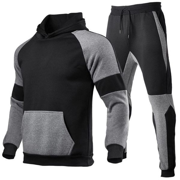 men's tracksuits 2021 fashion hoodie sportswear men clothes jogging casual tracksuit mens running sport suits+pant 2pcs sets, Gray
men's tracksuits 2021 fashion hoodie sportswear men clothes jogging casual tracksuit mens running sport suits+pant 2pcs sets, Gray