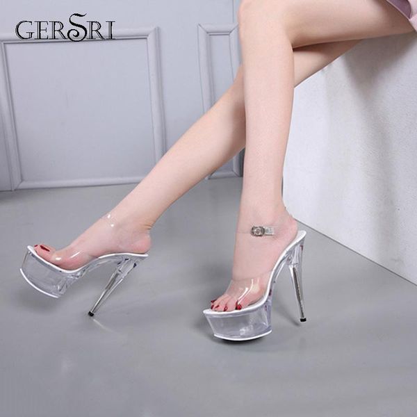 gersri steel tube dancing sandals women pvc metal heel nightclub peep toe shoes transparent waterproof 4.5cm, Black
gersri steel tube dancing sandals women pvc metal heel nightclub peep toe shoes transparent waterproof 4.5cm, Black