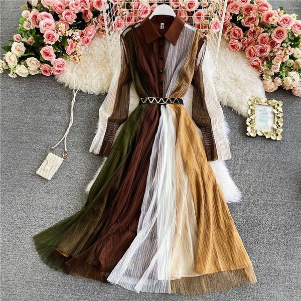 casual dresses amolapha women elegant contrast color spring autumn 2021 single breasted turn-down patchwork long sleeve shirt, Black;gray
casual dresses amolapha women elegant contrast color spring autumn 2021 single breasted turn-down patchwork long sleeve shirt, Black;gray