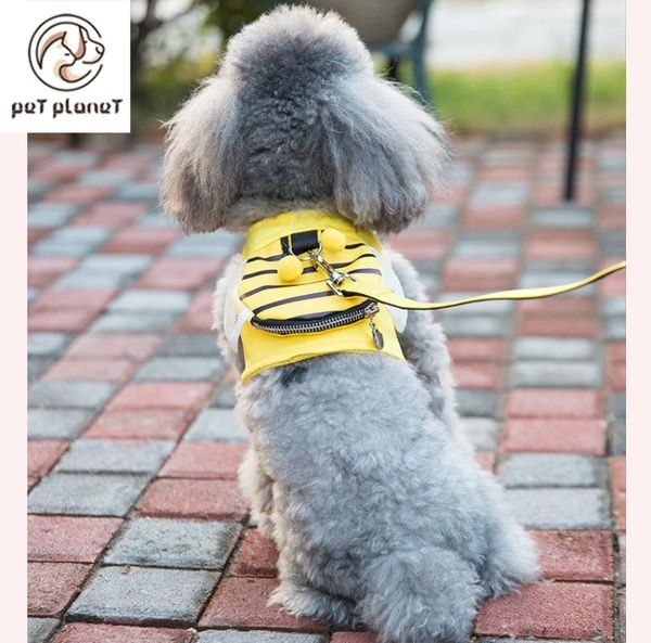 dog collars & leashes cute bee traction rope vest type small chest strap walking cat anti-break off pet tractor
dog collars & leashes cute bee traction rope vest type small chest strap walking cat anti-break off pet tractor