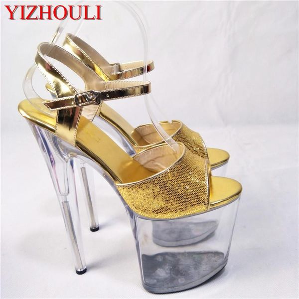 glitter bright look sandals necessary 20 cm thick bottom heels catwalk shows interest colourful shoes, Black
glitter bright look sandals necessary 20 cm thick bottom heels catwalk shows interest colourful shoes, Black