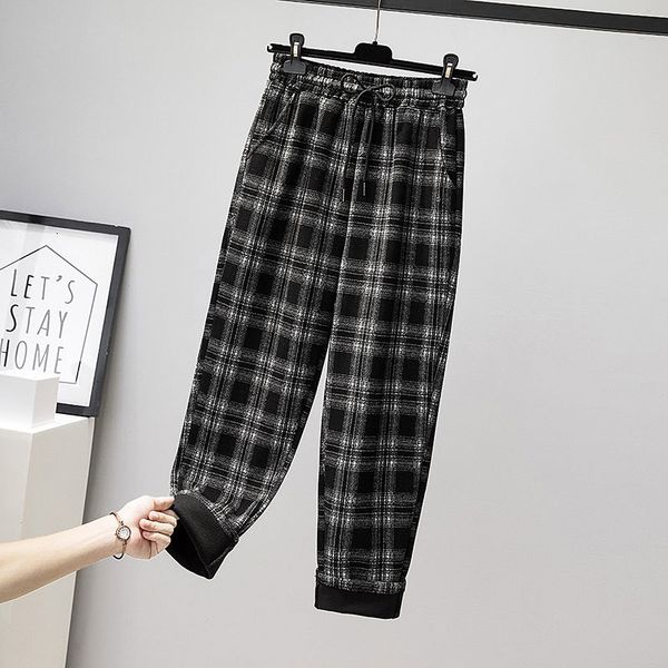 women's jeans autumn winter korea fashion women elastic waist loose casual pants plus size thicken warm woolen plaid harem v145 zr, Blue
women's jeans autumn winter korea fashion women elastic waist loose casual pants plus size thicken warm woolen plaid harem v145 zr, Blue