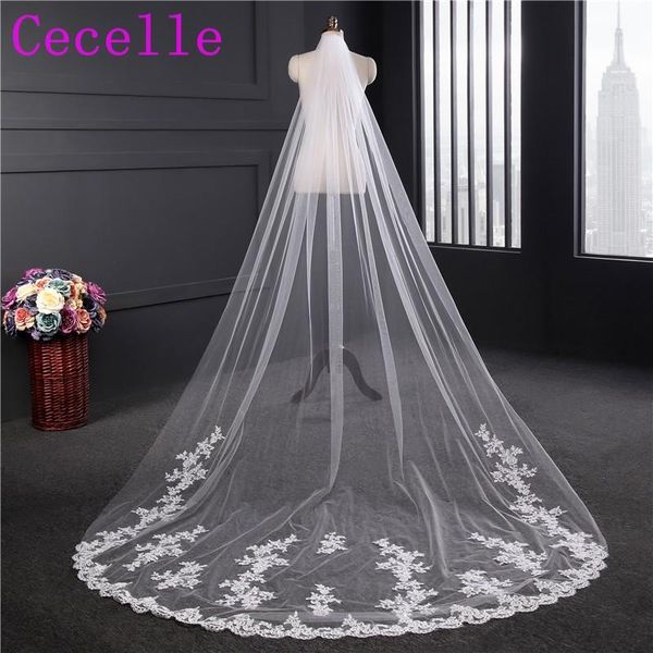 bridal veils real pos 2021 one layer 3m long tulle lace appliques veil with comb wedding for brides accessories, Black
bridal veils real pos 2021 one layer 3m long tulle lace appliques veil with comb wedding for brides accessories, Black