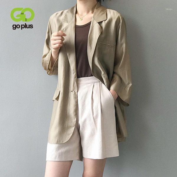 women's suits & blazers goplus women blazer office lady jackets frauen three quarter sleeve vintage long feminino grote maten dames kle, White;black
women's suits & blazers goplus women blazer office lady jackets frauen three quarter sleeve vintage long feminino grote maten dames kle, White;black