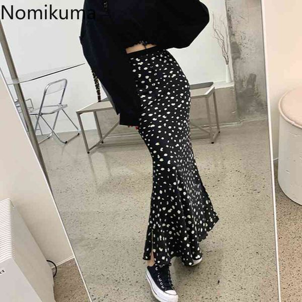 nomikuma high waist skirts women contrast color side split design polka dot skirt female korean style streetwear faldas mujer 210514, Black
nomikuma high waist skirts women contrast color side split design polka dot skirt female korean style streetwear faldas mujer 210514, Black
