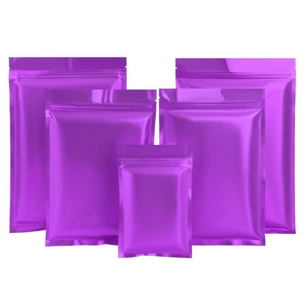 storage bags 100pcs matte purple mylar foil flat bag reclosable grip seal reusable tear notch ground coffee snack tea pack
storage bags 100pcs matte purple mylar foil flat bag reclosable grip seal reusable tear notch ground coffee snack tea pack