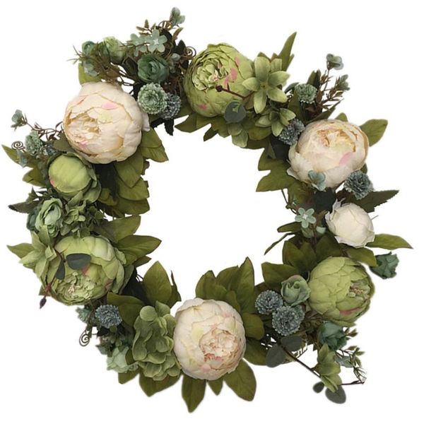 decorative flowers & wreaths 1pc emulation peony garland home door wall wreath wedding hanging decor
decorative flowers & wreaths 1pc emulation peony garland home door wall wreath wedding hanging decor