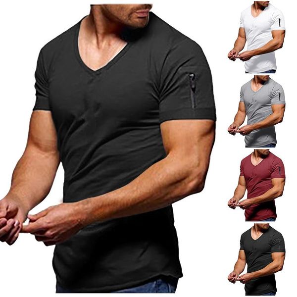 men's t-shirts muscle guys men sports casual fitness short sleeve shirt bodybuilding spring summer for clothing, White;black
men's t-shirts muscle guys men sports casual fitness short sleeve shirt bodybuilding spring summer for clothing, White;black