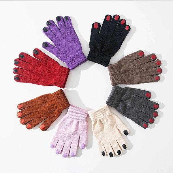 japanese ins personalized nail polish gloves women winter thicken warm driving korean cute five finger woolen yarn gloves, Blue;gray
japanese ins personalized nail polish gloves women winter thicken warm driving korean cute five finger woolen yarn gloves, Blue;gray