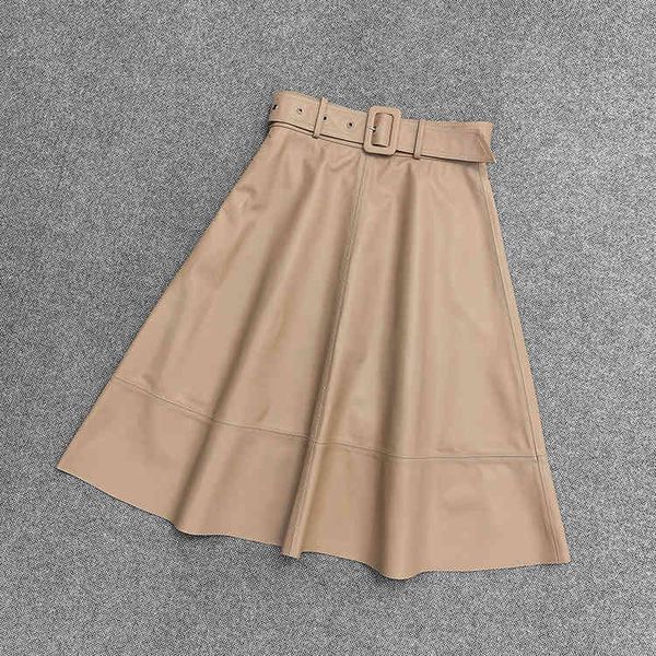 skirts spring 2021 female designer genuine leather belt the line hihg-rise skirt b398, Black
skirts spring 2021 female designer genuine leather belt the line hihg-rise skirt b398, Black