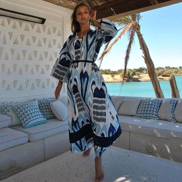 casual dresses 2021 elegant v-neck 3/4 sleeve self belted women clothing summer dress tunic beach wear long kimono plus size n1345, Black;gray
casual dresses 2021 elegant v-neck 3/4 sleeve self belted women clothing summer dress tunic beach wear long kimono plus size n1345, Black;gray